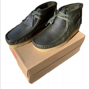 Clarks Originals US 10 M Wallabee Boot Dark Green